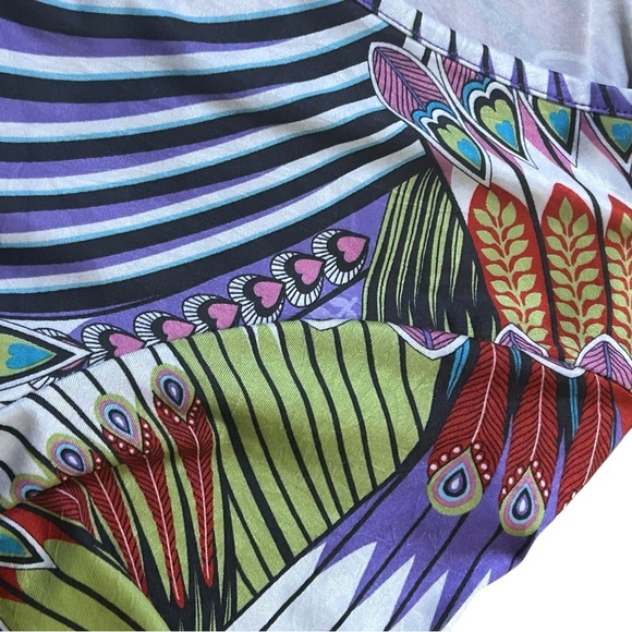 PATCHINGTON  dress,women Large,multicolore,tiered,ruffles,event,boho,colorful - Picture 17 of 17